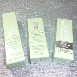 COPY - JLR-21 SET OF 3 CLINIQUE MINIS IN THEIR BOXES
